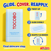TOCOBO Cotton Soft Sun Stick SPF50+ PA++++ 19g creative 13 of 20