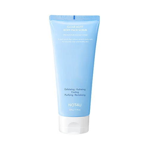 NOT4U Clear Acfit Body Pack Scrub 220g