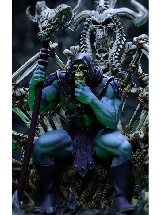 Masters Of The Universe Skeletor On Throne Deluxe Art Scale 1/10"Iron Studios" (licensed)