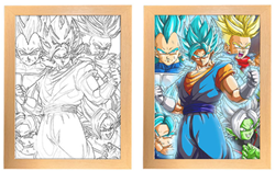 Dragon Ball Picture Frame Night Light