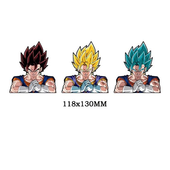 Dragon Ball Vegetto 3D Lenticular Stickers