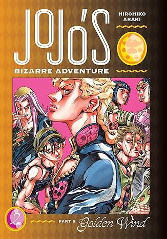 Jojo's Bizarre Adventure Golden Wind Hardcover  Vol 2 Part 5 Manga English