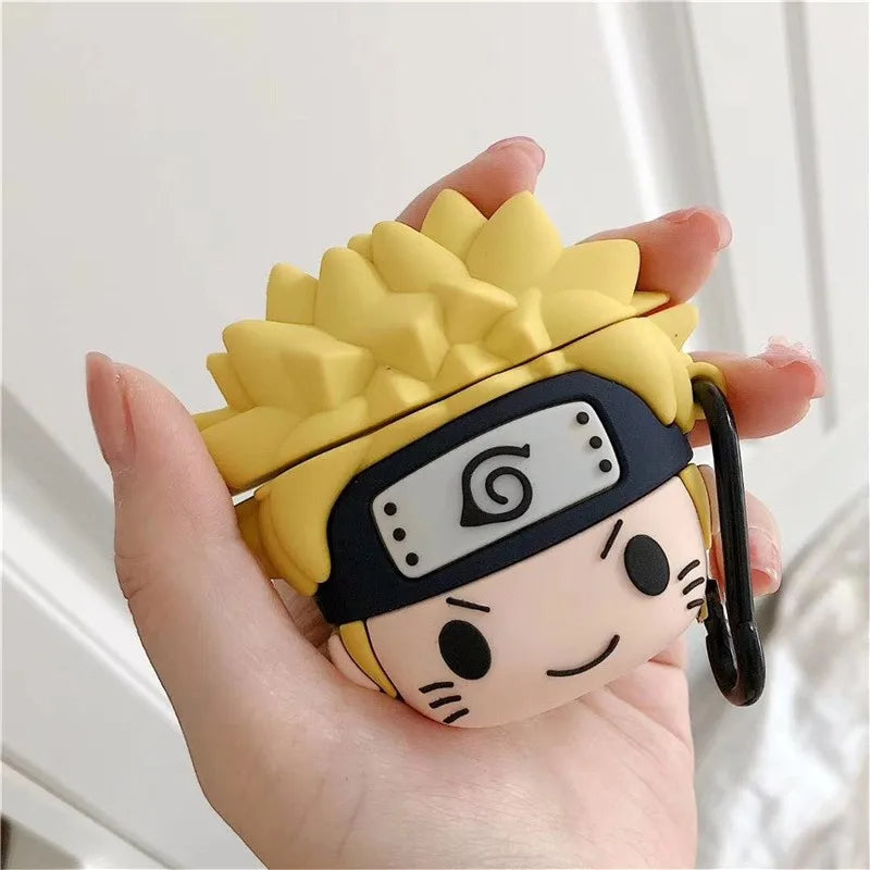 Anime 3D Silicone Bluetooth Earphone Case Naruto