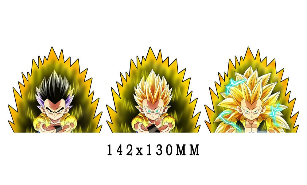 Dragon Ball Gotenks 3D Lenticular Sticker