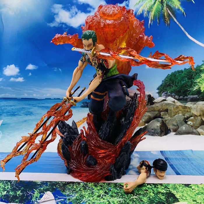 One Piece - Roronoa Zoro Figurine with light