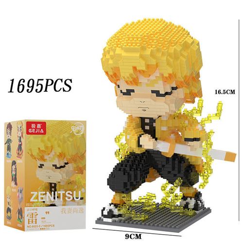 Demon Slayer Zenitsu Building Blocks
