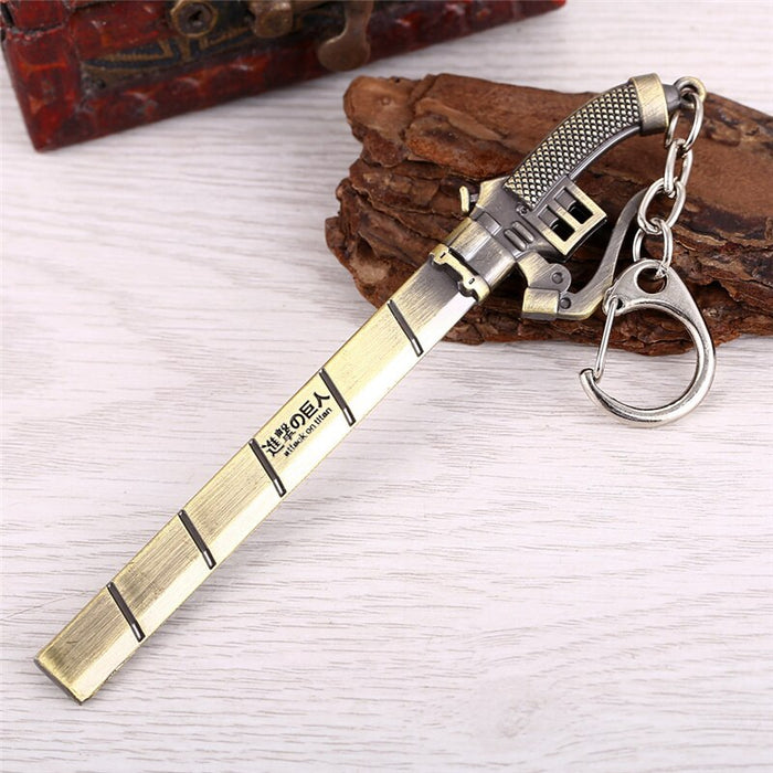 Attack On Titan Sword Metal Keychain