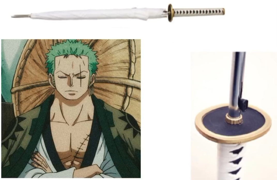 One Piece Zoro Wado Ichimonji Umbrella Katana