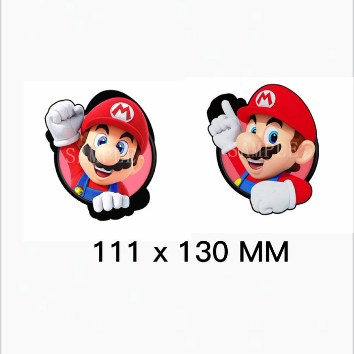 Mario Kart Mario 3D Lenticular Sticker