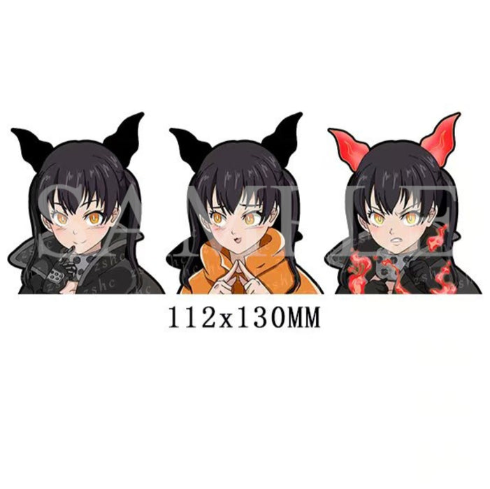 Fire Force Tamaki Kotatsu 3D Lenticular Sticker