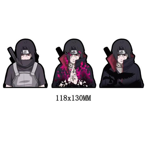 Naruto Itachi Uchiha 3D Lenticular Sticker