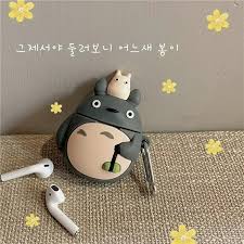 Anime 3D Silicone Bluetooth Earphone Case Totoro