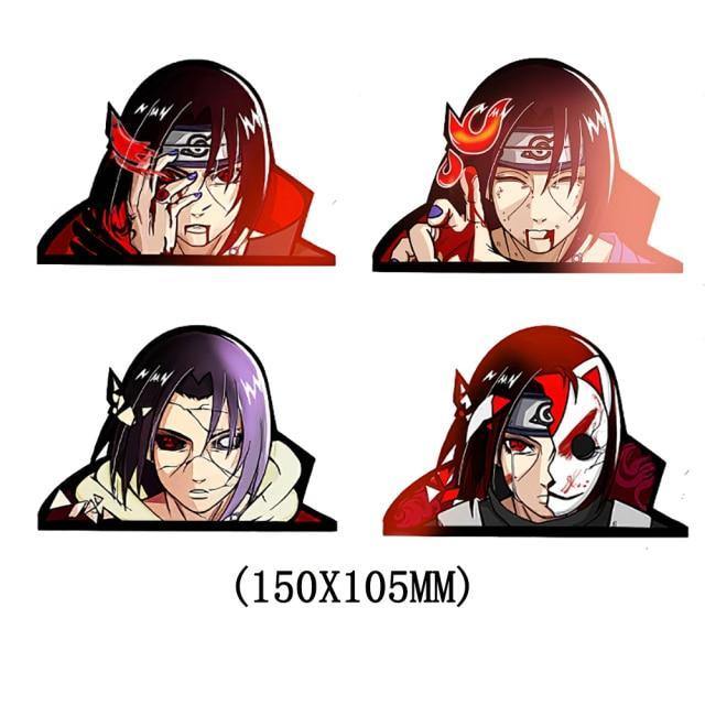 Naruto Itachi Uchiha 3D Lenticular Sticker